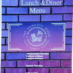 The Hangout Diner - Menu