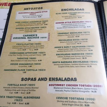 El Cholo - Menu - Mexican Near Me - Anaheim, California