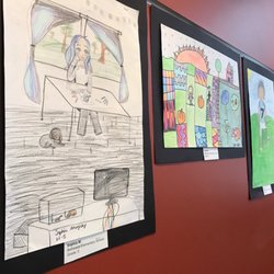 Bethesda school 5th grade art work on display