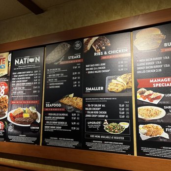 Sizzler - Menu - Seafood Near Me - Colma, California