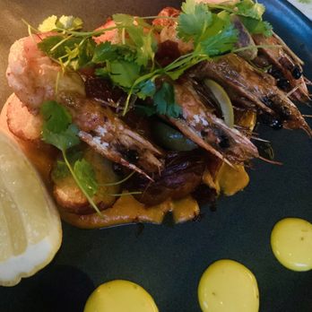 Manhattan Beach Post - Caledonian Blue Prawns Al Ajillo - New American Near Me - Manhattan Beach, California Manhattan Beach Post - Caledonian Blue Prawns Al Ajillo - New American Near Me - Manhattan Beach, California