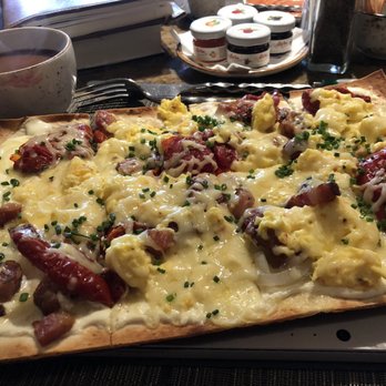 Pierrot Gourmet - PG Breakfast Flatbread - Coffee & Tea Near Me - Chicago, Illinois Pierrot Gourmet - PG Breakfast Flatbread - Coffee & Tea Near Me - Chicago, Illinois