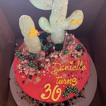 Fine Art Cookies - Birthday cake with Cactus theme as we were in Joshua Tree! - Desserts Near Me Fine Art Cookies - Birthday cake with Cactus theme as we were in Joshua Tree! - Desserts Near Me