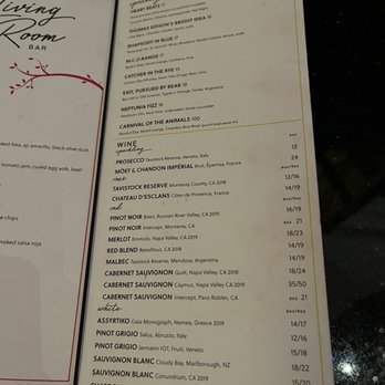 The Living Room Bar - Drink menu - Tapas/Small Plates Near Me - Orlando, Florida The Living Room Bar - Drink menu - Tapas/Small Plates Near Me - Orlando, Florida