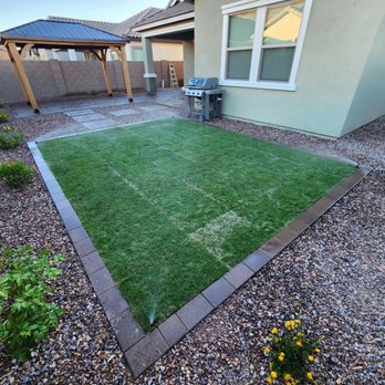 Francysco Landscaping - Brand new backyard was installed 3 days - Artificial Turf Near Me