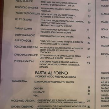 Salute - Menu - Italian Near Me - Stowe, Vermont