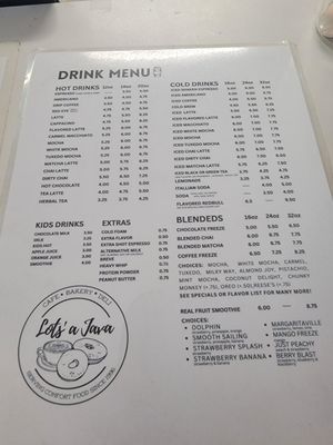 Menu photo 4 Lots A Java Oroville, CA Menu photo 4 Lots A Java Oroville, CA