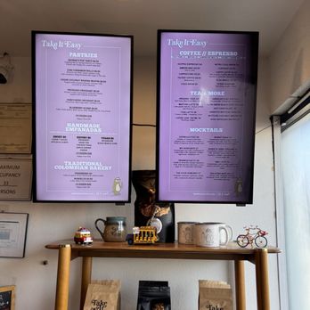Take It Easy Roasters - Menu - Bakeries Near Me - Las Vegas, Nevada