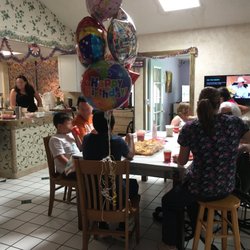 Lynette's Care Center - A birthday party in the dining room