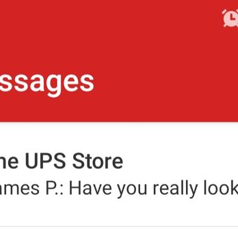 The UPS Store - A screenshot of the person from this UPS store harassing customers via private message. - Printing Services Near Me - Clarksburg, Maryland