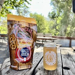 Three Rivers Brewing Co - Great combo with misters spraying down on me