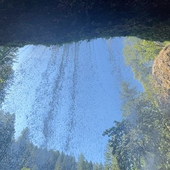 Silver Falls State Park - Underneath the North waterfall in the caves - Hiking Near Me - Sublimity, Oregon Silver Falls State Park - Underneath the North waterfall in the caves - Hiking Near Me - Sublimity, Oregon