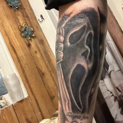 Chaos Tattooing - My ghost face tattoo
