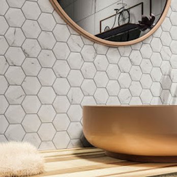 Tile Solutions - 3D Recycled Glass Mosaics. Finish: Matte. - Flooring Near Me - Scarborough, Ontario Tile Solutions - 3D Recycled Glass Mosaics. Finish: Matte. - Flooring Near Me - Scarborough, Ontario
