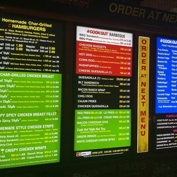 Cook Out - Full Menu - Fast Food Near Me - Charleston, South Carolina Cook Out - Full Menu - Fast Food Near Me - Charleston, South Carolina