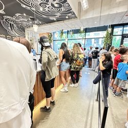 Earnest Ice Cream - friday evening around 8:00 pm, and the line up was out the door (pretty standard for earnest