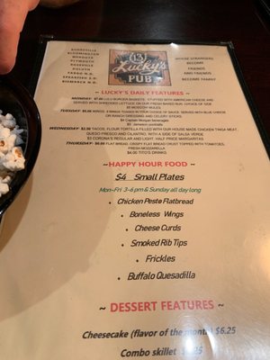 Menu photo 6 Lucky's 13 Pub Roseville, MN