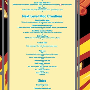 The MacDaddy - MacDaddy Menu - Food Trucks Near Me The MacDaddy - MacDaddy Menu - Food Trucks Near Me