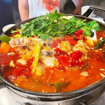 Hot Space Grilled Fish - Pickled Chili Bull Frogs - Szechuan Near Me - Flushing, New York