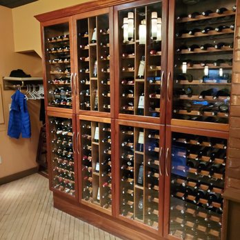 Luce - a wine cellar with many bottles of wine - New American Near Me - Middletown, Connecticut