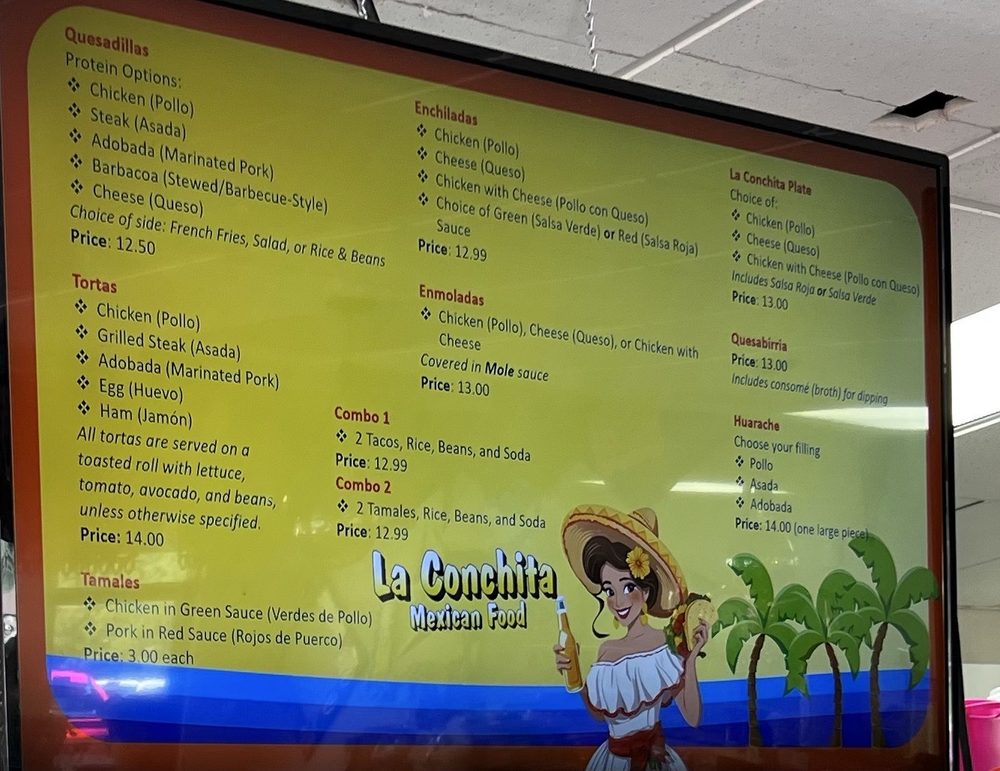 La Conchita Mexican Food
