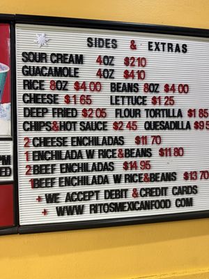 Menu photo 1 Rito's Mexican Food Phoenix, AZ Menu photo 1 Rito's Mexican Food Phoenix, AZ