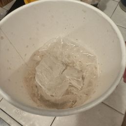 Cup with a bag inside Cup with a bag inside