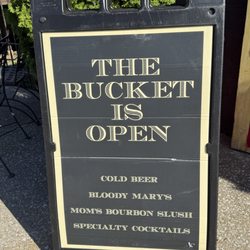 The Bloody Bucket Saloon - Sidewalk Sign
