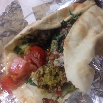 Falafel King - Summer Street - Falafel, hummus, and tabouli wrap -- $6.99 and delicious! - Falafel Near Me - Boston, Massachusetts Falafel King - Summer Street - Falafel, hummus, and tabouli wrap -- $6.99 and delicious! - Falafel Near Me - Boston, Massachusetts
