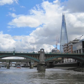 River Bus - Thames River Bus view, The Shard - Public Transportation Near Me - London, XGL