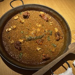 Rabb and chicken paella Rabb and chicken paella