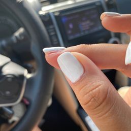 Excess polish.