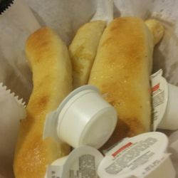La Villa Family Dining & Pizzeria - Fresh baked bread sticks.