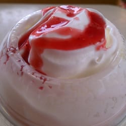 Wendy's - Strawberry frosty milkshake.