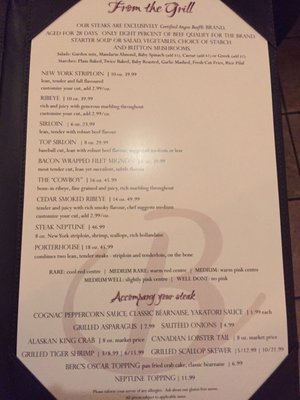 Menu photo 3 Berc's Steakhouse Peterborough, ON Menu photo 3 Berc's Steakhouse Peterborough, ON