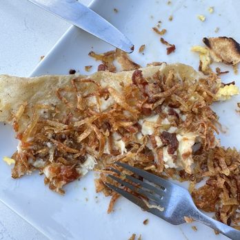 Onefold - Breakfast quesadilla - lots of potatoes, not much egg filling - Breakfast & Brunch Near Me - Denver, Colorado Onefold - Breakfast quesadilla - lots of potatoes, not much egg filling - Breakfast & Brunch Near Me - Denver, Colorado