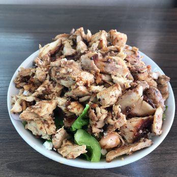 Green Corner Restaurant - Small salad with chicken shawarma! - Mediterranean Near Me - Mesa, Arizona Green Corner Restaurant - Small salad with chicken shawarma! - Mediterranean Near Me - Mesa, Arizona
