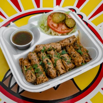 Juicy Bites - Beef Seekh Kabab bbq platter - Fast Food Near Me - Orlando, Florida Juicy Bites - Beef Seekh Kabab bbq platter - Fast Food Near Me - Orlando, Florida