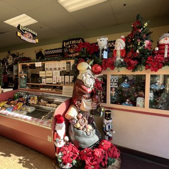 Lucchesi's Delicatessen - Inside was decorated for Christmas - Delis Near Me - Petaluma, California Lucchesi's Delicatessen - Inside was decorated for Christmas - Delis Near Me - Petaluma, California