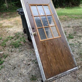 Outlaw Handyman Services - The old door after removing it. - Handyman Near Me Outlaw Handyman Services - The old door after removing it. - Handyman Near Me