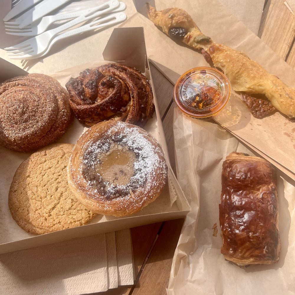 Ayu Bakehouse - Muffuletta stick, Boudin boy, pumpkin cheesecake danish, jalapeño cornbread cookie, cinnamon roll, chocolate babka knot. - Bakeries Near Me - New Orleans, Louisiana