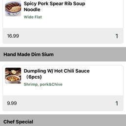 Our order today Our order today