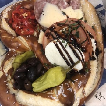 Seven Tap Tavern - Antipasto pretzel - soooo yummy!!!! - American Near Me - Egg Harbor City, New Jersey Seven Tap Tavern - Antipasto pretzel - soooo yummy!!!! - American Near Me - Egg Harbor City, New Jersey