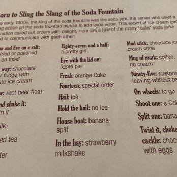 Zaharakos - Neat trivia on the menu - Ice Cream & Frozen Yogurt Near Me - Columbus, Indiana Zaharakos - Neat trivia on the menu - Ice Cream & Frozen Yogurt Near Me - Columbus, Indiana