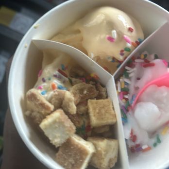 Arctic Ape Wild Desserts - Cake batter with sprinkles, cake batter with cheesecake and sprinkles, and coconut with sprinkles - Desserts Near Me - San Antonio, Texas Arctic Ape Wild Desserts - Cake batter with sprinkles, cake batter with cheesecake and sprinkles, and coconut with sprinkles - Desserts Near Me - San Antonio, Texas