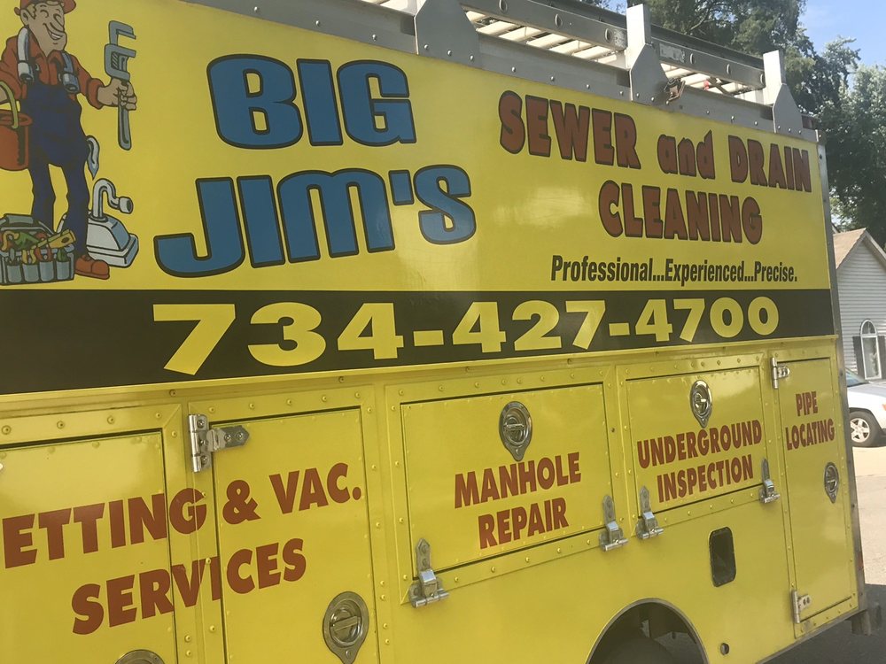 Slide of Big Jim's Sewer & Drain Cleaning,MICHIGAN