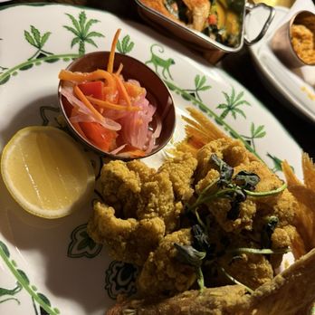 Isla - Bbq greens (5/10) and Fried Snapper (10/10!) - Cocktail Bars Near Me - Washington, DC, District of Columbia