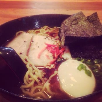 Alkaline - Shoyu: soy broth, pulled pork, soft poached egg, pork belly. #thisisramen - Ramen Near Me - Norfolk, Virginia