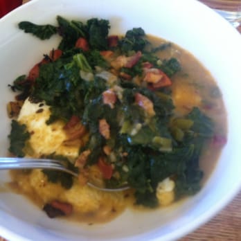 Simple Cafe - Andouille sausage cheese grits - Breakfast & Brunch Near Me - Lake Geneva, Wisconsin