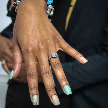 V Spa & Nail Studio - Turns out she did my set perfectly for my engagement just a few days later which makes this set even more special! - Day Spas Near Me - Waldorf, Maryland V Spa & Nail Studio - Turns out she did my set perfectly for my engagement just a few days later which makes this set even more special! - Day Spas Near Me - Waldorf, Maryland